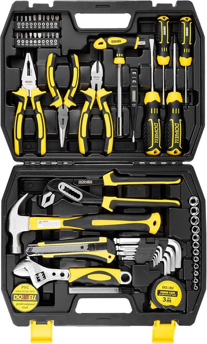 DOWELL Tool Set Tool Kit Homeowner Tool Set Wrench Pliers Screwdriver Set Repair Tool Kit