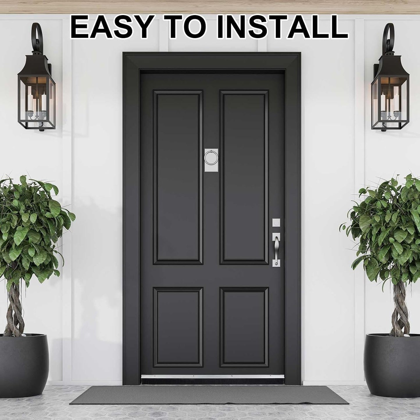 Frienda 2 Set Door Brush Bottom Sweep Brush Weather Stripping Aluminum Door Seal with Screws for Gaps up to 1 Inch, for Home, Commercial Gate, Fill Gaps Dust, Debris (1 x 36 Inch,Gray)