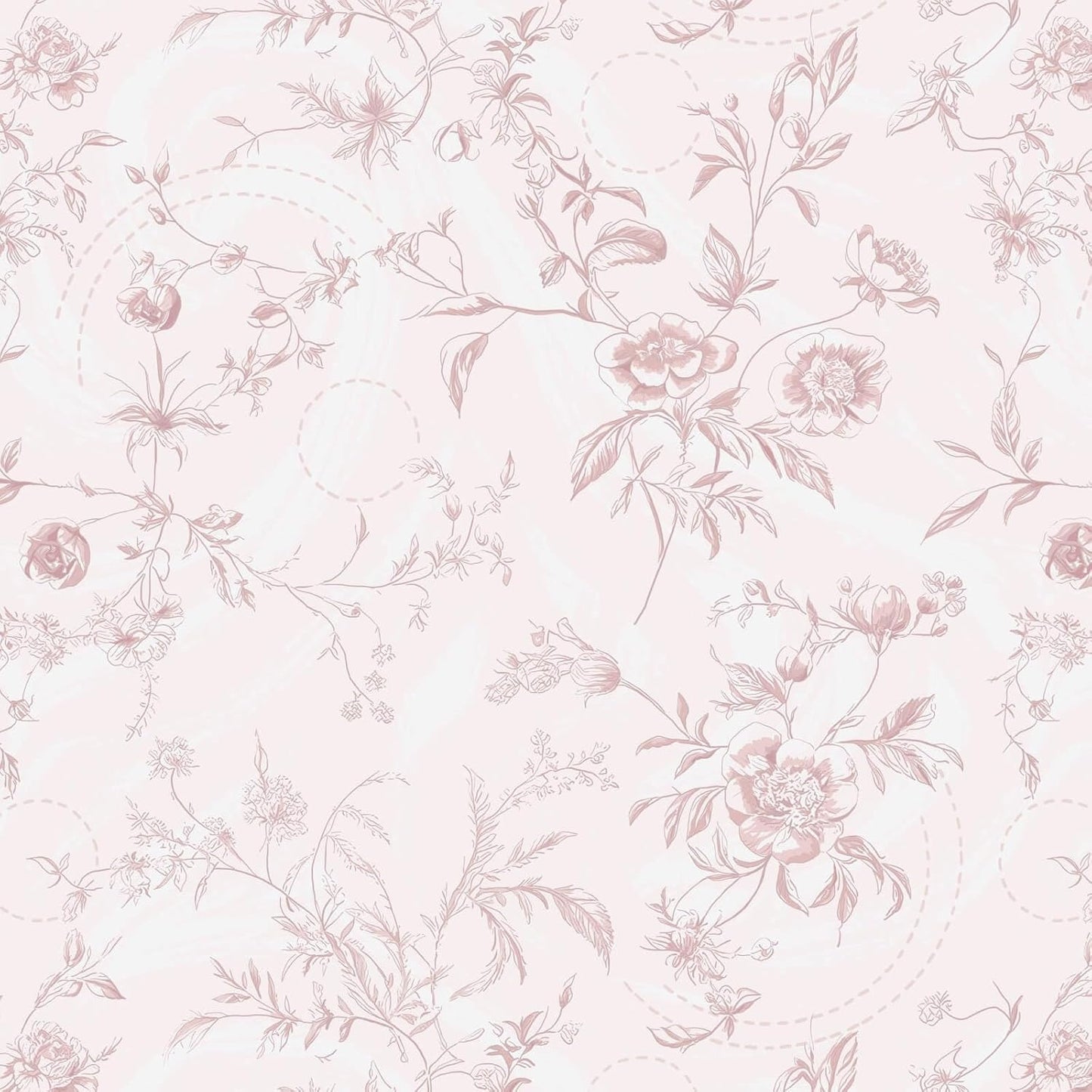 Ismoon Peel and Stick Wallpaper Floral Vintage Stick on Wall Paper Beige French Textured Contact Paper for Cabinet Removable Self Adhesive Wallpaper Vinyl Roll Shelf Deco, 17.3x78.7in