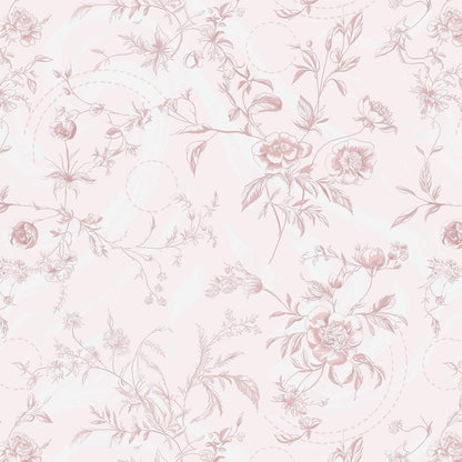 Ismoon Peel and Stick Wallpaper Floral Vintage Stick on Wall Paper Beige French Textured Contact Paper for Cabinet Removable Self Adhesive Wallpaper Vinyl Roll Shelf Deco, 17.3x78.7in