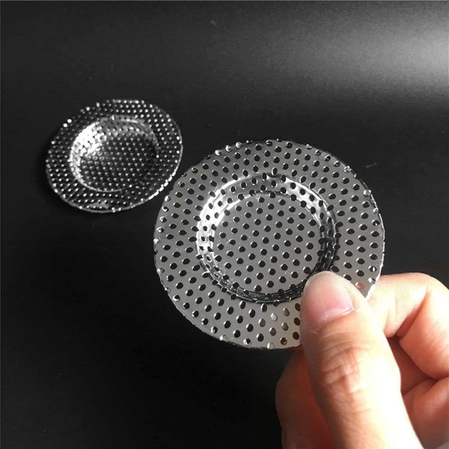 Stainless Steel Sink Strainer | Rustproof Drain Basket for Kitchen/Bathroom | Wide Rim Design Helps Avoid Blockages | Simple to Maintain & Install (Large Size(Diameter:33cm/13in, Height:66cm/26in))