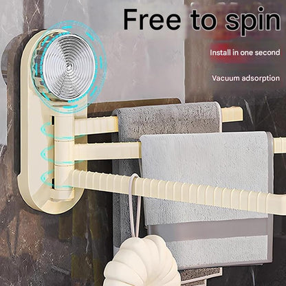 Strong Suction Wall Mounted Dishcloth Rack Multipurpose Dish Towel Rack Strong Load-Bearing Towel Hanger