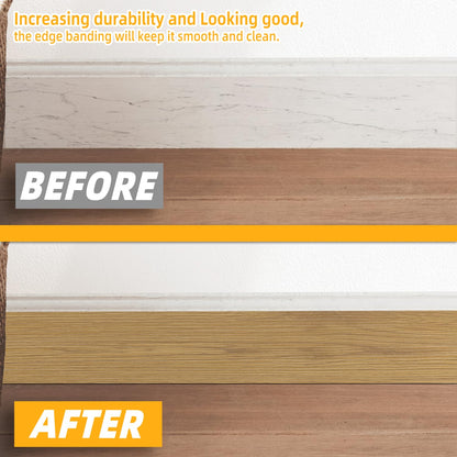 GSCIT Club Wood Grain Repair Tape, 2.4 inch X 15ft Self Adhesive Maple Grain Repair Patch for Tables, Chairs, Baseboards, Doors, Windows, Floors, Handicraft DIY. - Colors A