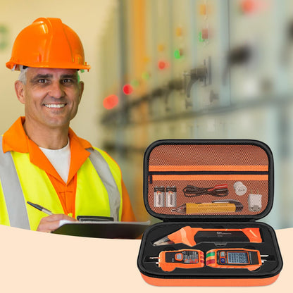 Storage Case Only for Klein Tools Electrical Testers -Hard Protective Carrying Bag Compatible with 80101 Circuit Breaker Finder Kit & ET310/ 69149P Digital Multimeter, XL Size (Does NOT Include Tools)