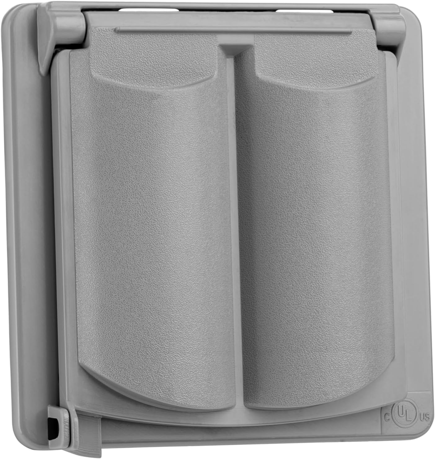 Sealproof Universal Weatherproof Nonmetallic 1-Gang Outlet Cover, UL Listed, Gray