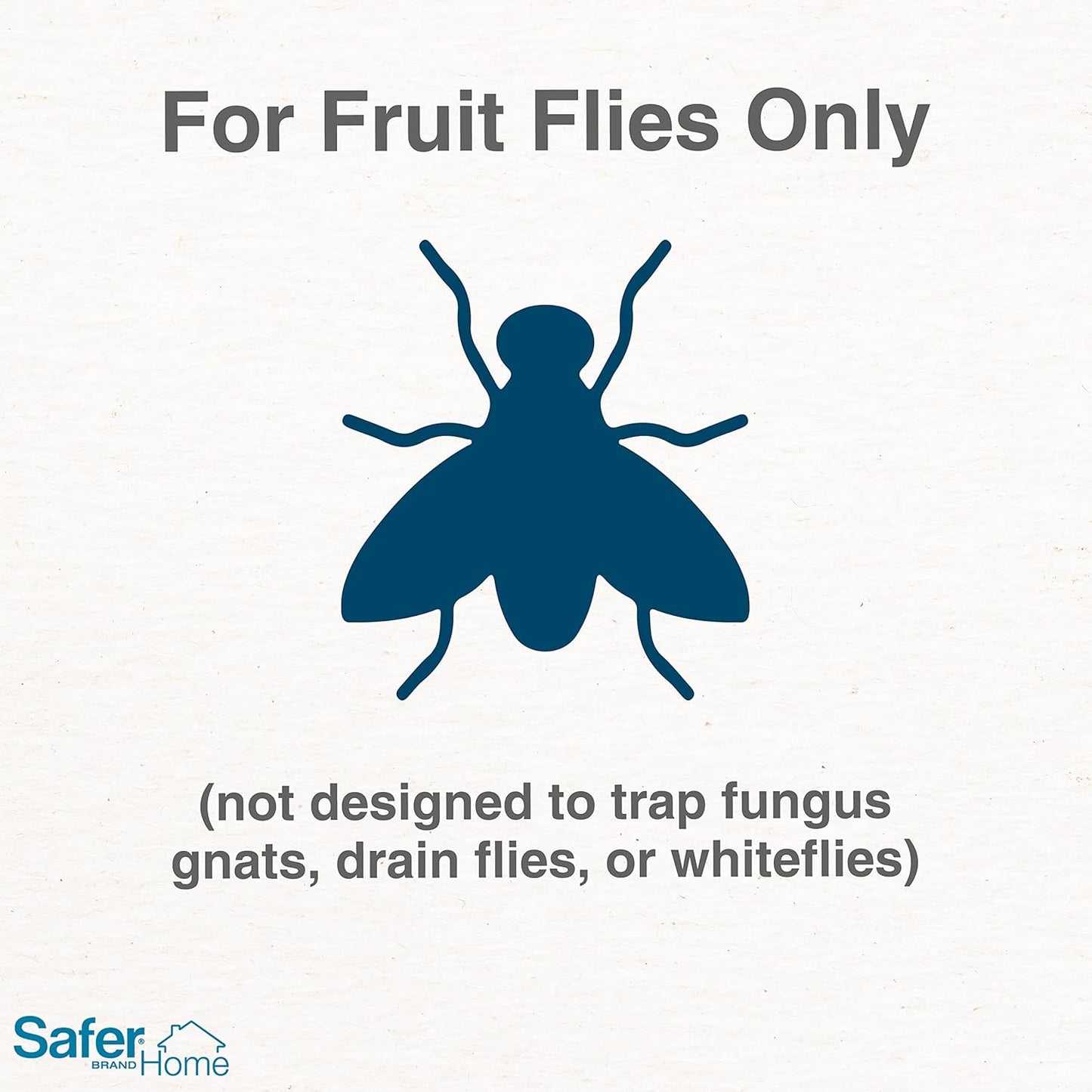 Safer Brand Home SH500 Indoor Fruit Fly Trap – Ready-to-Use, Non-Staining, No synthetic Insecticides