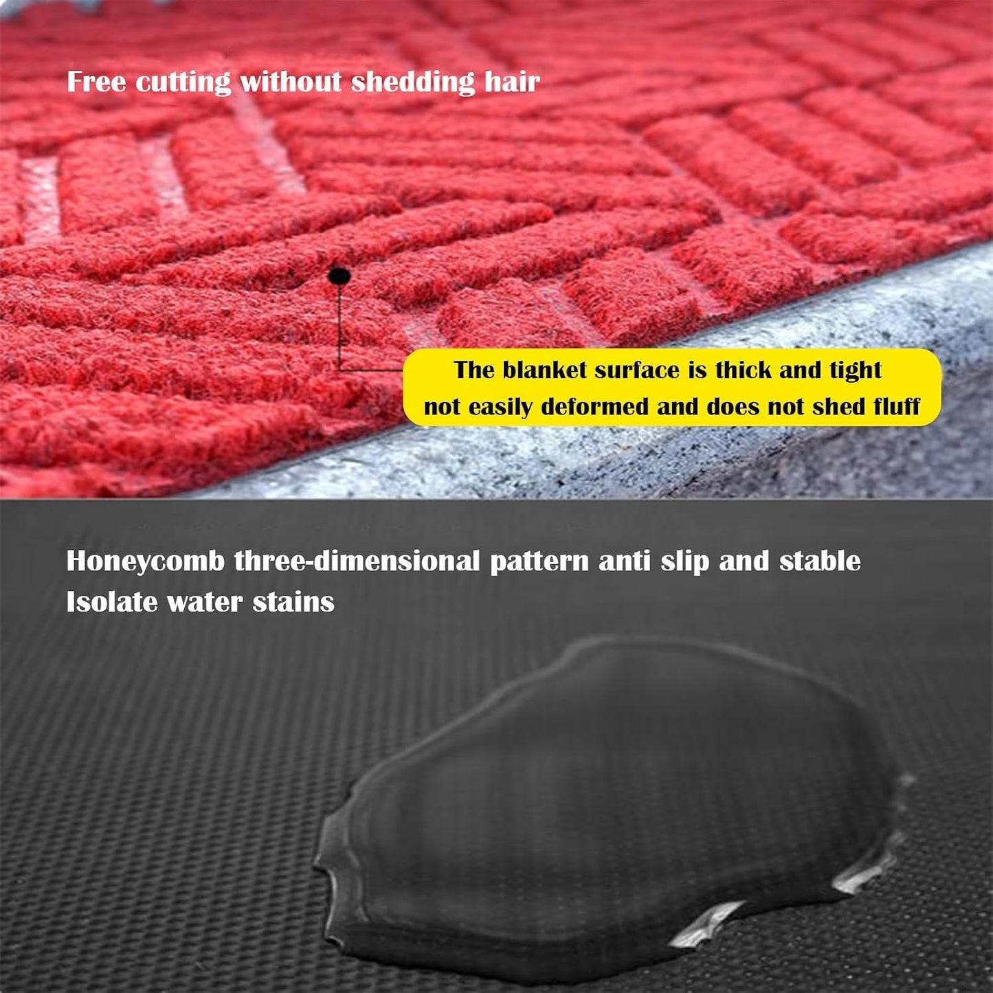 Wear-Resistant Outdoor Anti-Slip Dust Mat, Cleans Shoe Sole Dust, Safe and Secure, Suitable for Outdoor Stair Use(Gray,20 * 90CM)