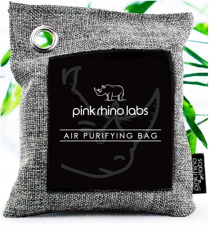 Nature Fresh Premium Bamboo Charcoal Air Purifying Bag - Scent Free Odor Eliminator for Home and Car- Kid and Pet Friendly Air Fresheners and Odor Absorber - Activated Charcoal 1x 500g