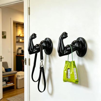 Coat Hooks Wall Mounted, Rustic Bat Key Hook Holder, Heavy Duty Decorative Black Wall Hooks for Mudroom, Towels, Hat Rack, Purse Hooks, Cast Iron Decorative ‎Antique Black Hooks