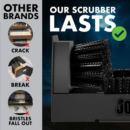 JobSite The Original Boot Scrubber - All Weather Industrial Shoe Cleaner & Scraper Brush