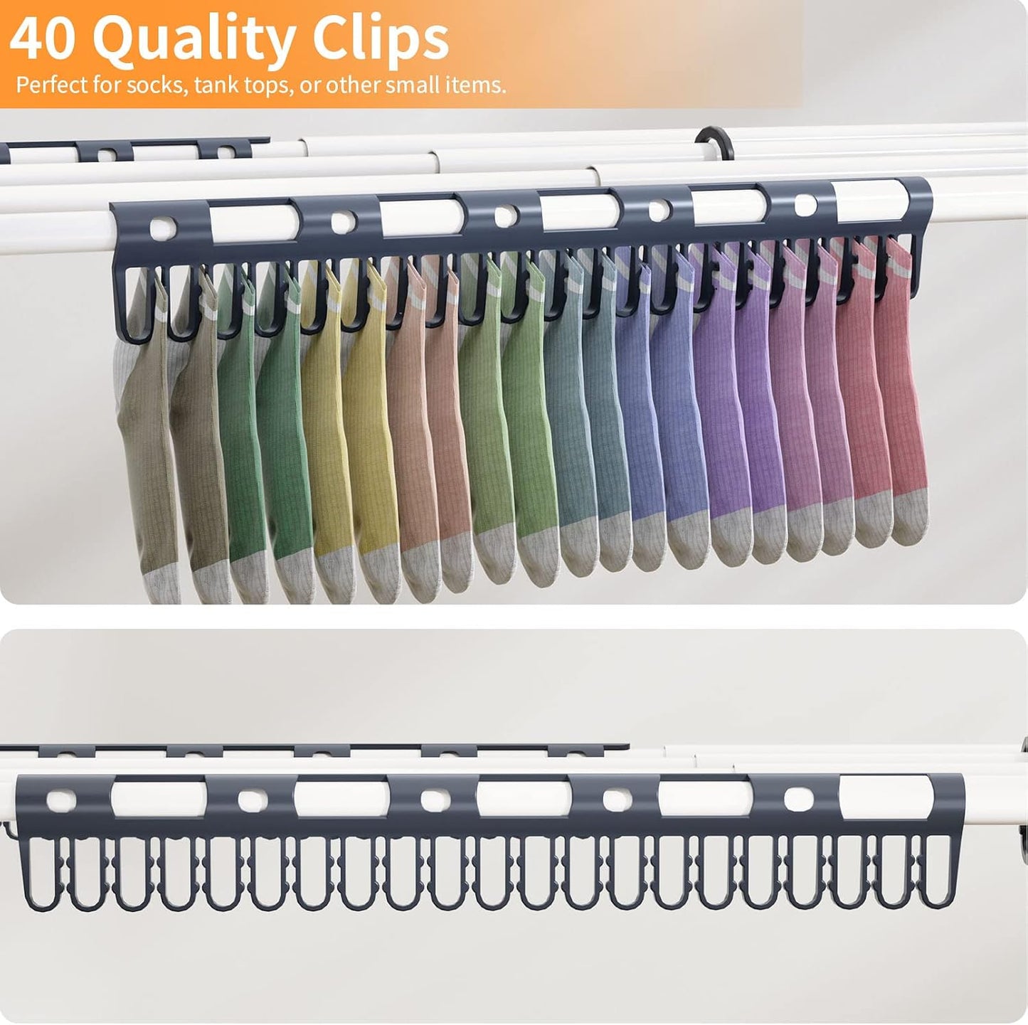 Clothes Drying Rack Household Indoor, Foldable Drying Rack Clothing for Laundry - 40" x 28.8" x 14.2", Space Saving Indoor, Black-1pack