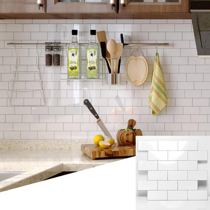 2026 New Upgrade Peel and Stick Backsplash Tile, Peel and Stick 11.34" X 11.57" Wall Tile for Kitchen, Bathroom, Fireplace, Laundry (Beige Ecru, 10 Packs)