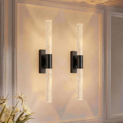 camuucci Battery Operated Wall Sconces Set of 2 Rechargeable Battery Powered Wall Light with 12000mAh Not Hardwired Dimmable Wall Lamp Fixtures for Bedroom Living Room Gold 15.3 Inches