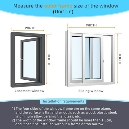 Magnetic Window Screen DIY Adjustable Window Mesh Screen Replacement Window Net Fits up to 32"x 23" White Frames with Fiberglass Mesh