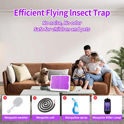 Fruit Fly Traps for Indoors - Indoor Fly Trap, Plug-in Bug Light Catcher with UV and Blue Light,Gnats, Mosquitoes, Flies, Moths,House Flies - Fly Traps Indoor for Home-400 Sq Ft of Protection