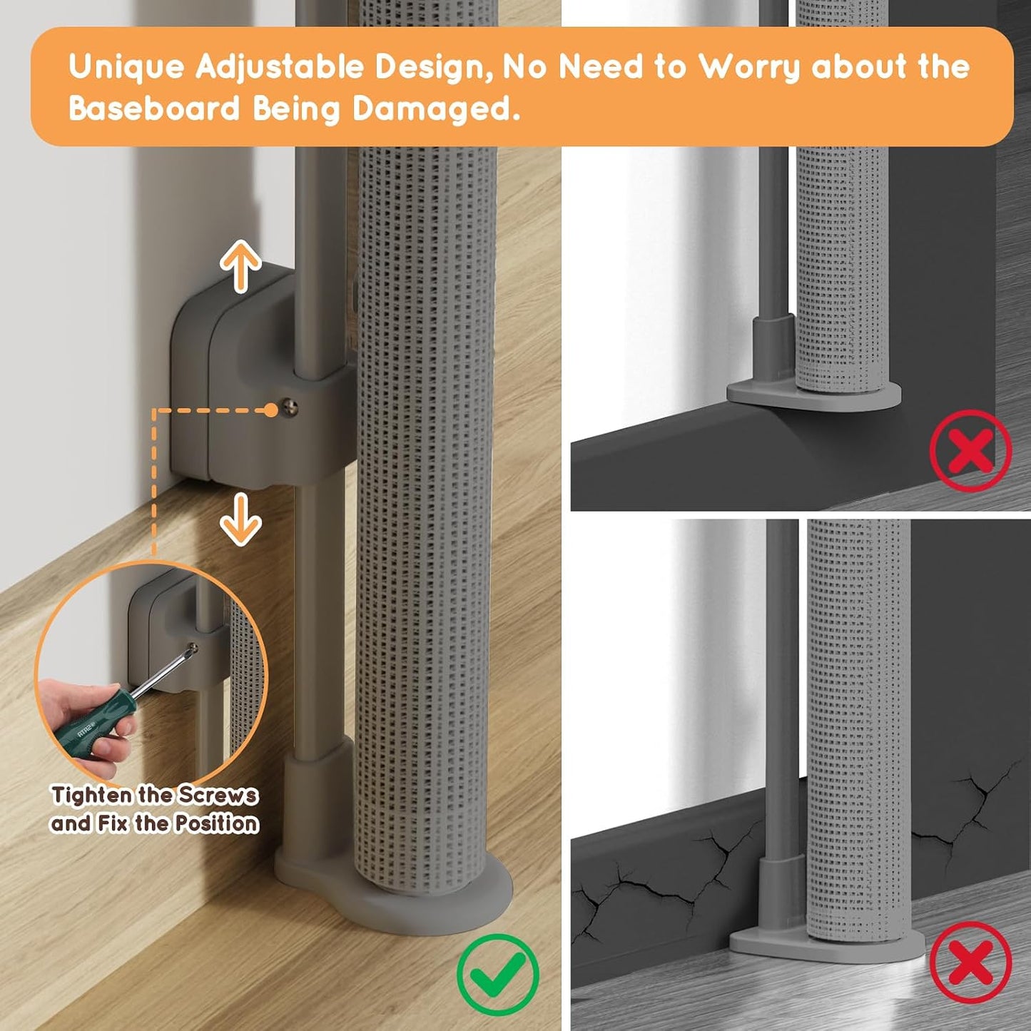 Retractable Baby Gate, 38" Extra Tall Mesh Dog Gate with Auto-Tension Design, 71" Wide One-Hand Operation Doorway Gates for Pets & Babies, No Bottom Rail Safety Gate for Hallways, Black