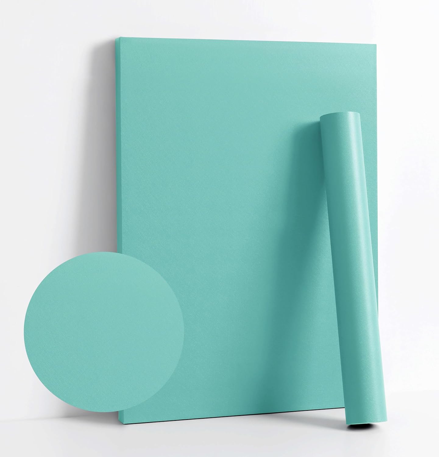 Dimoon 118''x17.7'' Green Peel and Stick Wallpaper Contact Paper Modern Self Adhesive Wall Paper Removable Renter Friendly Textured Solid Color Shelf Cabinet Vinyl Roll (118''x17.7'',Dark Green) - Colors B