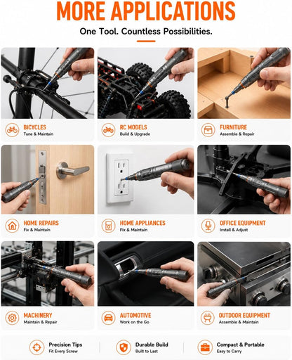 DYLIFE 42 in 1 Magnetic Screwdriver Set, DIY Ratchet Screwdriver Set, Removable Self-assembly Precision Screwdriver Kit, Magnetic DIY Precision Tool Kit for PC Laptop Mobile Cell Phone Digital Watch