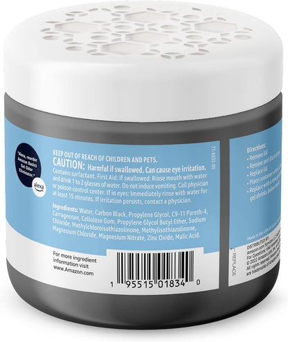 Amazon Basics Gel Odor Eliminator, Activated Charcoal, Lavender Scent, 17 Oz, 1-Pack