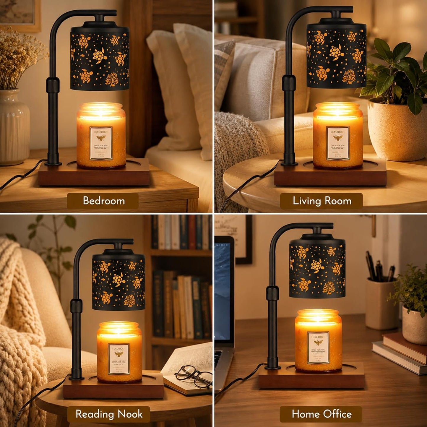 mocosa Candle Warmer Lamp with Adjustable Height Dimmable for New Home Decor Electric Candle Warmer for Jar Candles Birthday Gifts for Women Mom(Hummingbird)