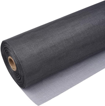 Pololo Fiberglass Screen Roll High Visibility and Durable Screen Easy to DIY Repair or Rescreen Window and Door Screen