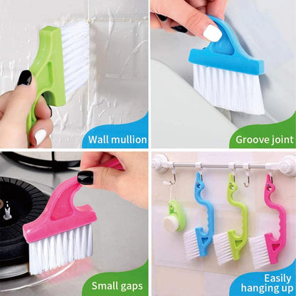 18Pcs Crevice Gap Cleaning Brush,Door Window Track Groove Corner Crevice Cleaning Brushes for Cleaning Window Grooves, Bathroom, Toilet Corner, Kitchen, Faucet, Sink