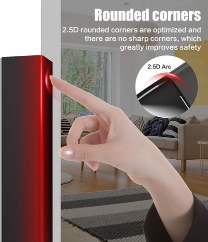Wall Corner Protector, Walls Edge Protector，Self-Adhesive Wall Corner Guards,PVC Double Side Edge Protector， Furniture Stairs Guard (Gray 2PCS 90cm/35.4in)