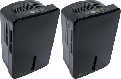 LOCKDOWN Automatic Dehumidifier with Quiet Operation, Drain Hose and Self Monitoring Controls for Humidity Control in Small Rooms, Safes and Closets