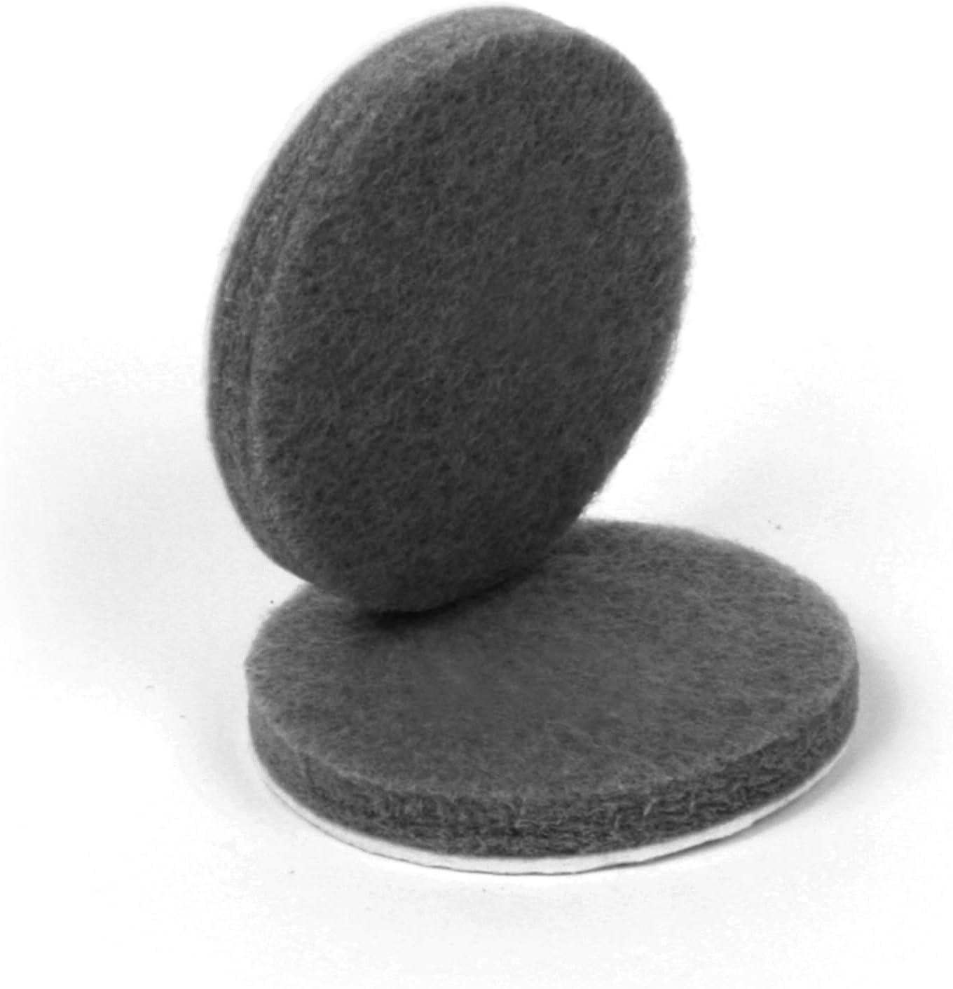 Slipstick Premium Wool Felt Furniture Pads/Floor Protectors (1 Inch Round Value Pack) Includes 40 Heavy-Duty Felt Chair Leg Pads with Self-Stick Adhesive, Gray, CB115