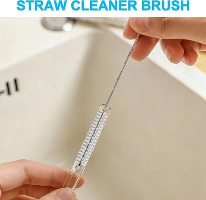 14Pcs Crevice Cleaning Brush Set, Hard Bristle Scrub Brushes Tools, V Shape Grout Cleaner Brush, Multi-Purpose Cleaning Tool for Cleaning Kitchens, Bathrooms, Tile, Sinks, Cups, Straws, and Windows