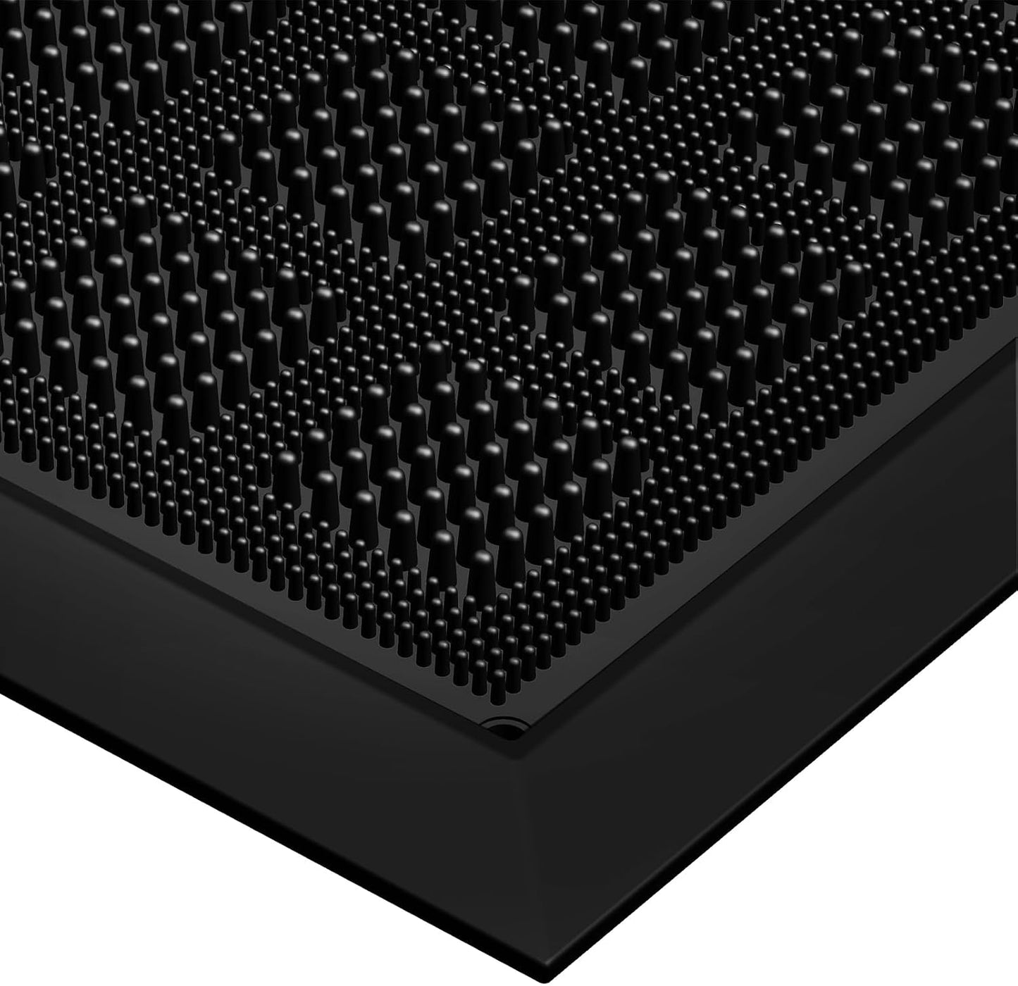 MATALL All-Weather TPE 36x17 Inch Versatile Mat -Indoor and Outdoor Non-Slip Boot Tray Floor Door Mat with Drainage Option for Home, Kitchen and Bath