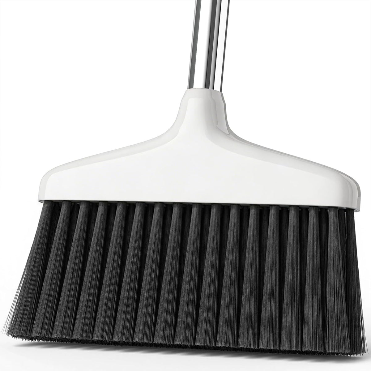 Handy Broom, Indoor/Outdoor Brooms, Duty Kitchen Broom, for Home Garage Kitchen Office Courtyard Lobby Patio Lawn Concrete (1, White)