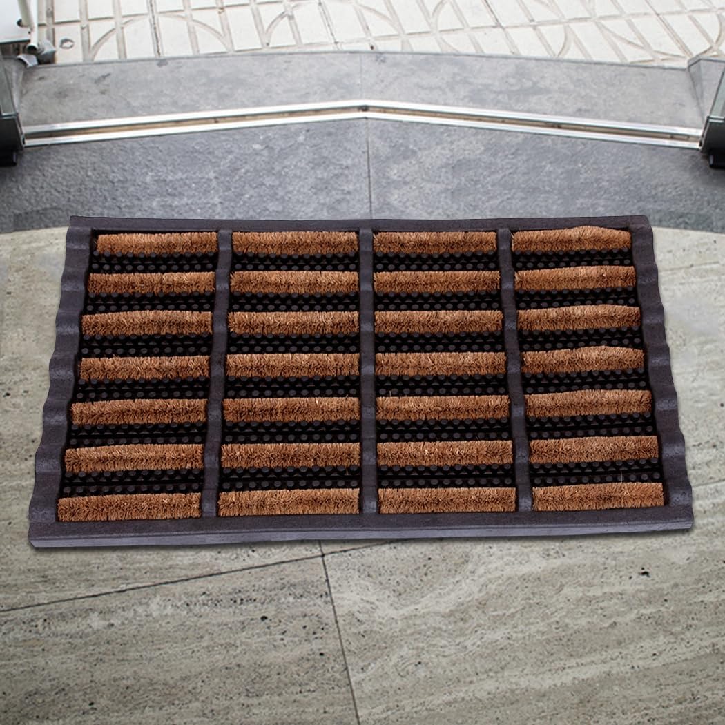 FOOTMATTERS Ninamar Mud Scrubber Tray Mat – 24 x 16 inch