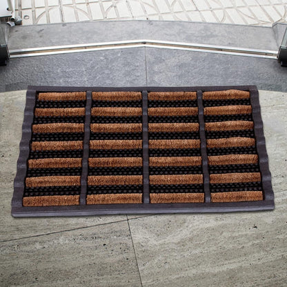 FOOTMATTERS Ninamar Mud Scrubber Tray Mat – 24 x 16 inch