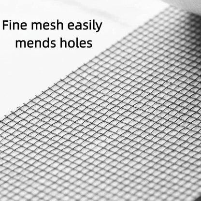 Strong Adhesive Window Screen Repair Tape Self-Adhesive Mesh Patch for Doors & Windows, Heavy Duty Fiberglass Kit for Fixing Tears & Holes – Easy to Cut (Black,1pcs)