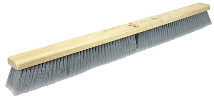 Weiler 42042 24" Fine Sweep Floor Brush, Flagged Silver Polystyrene Fill, Natural