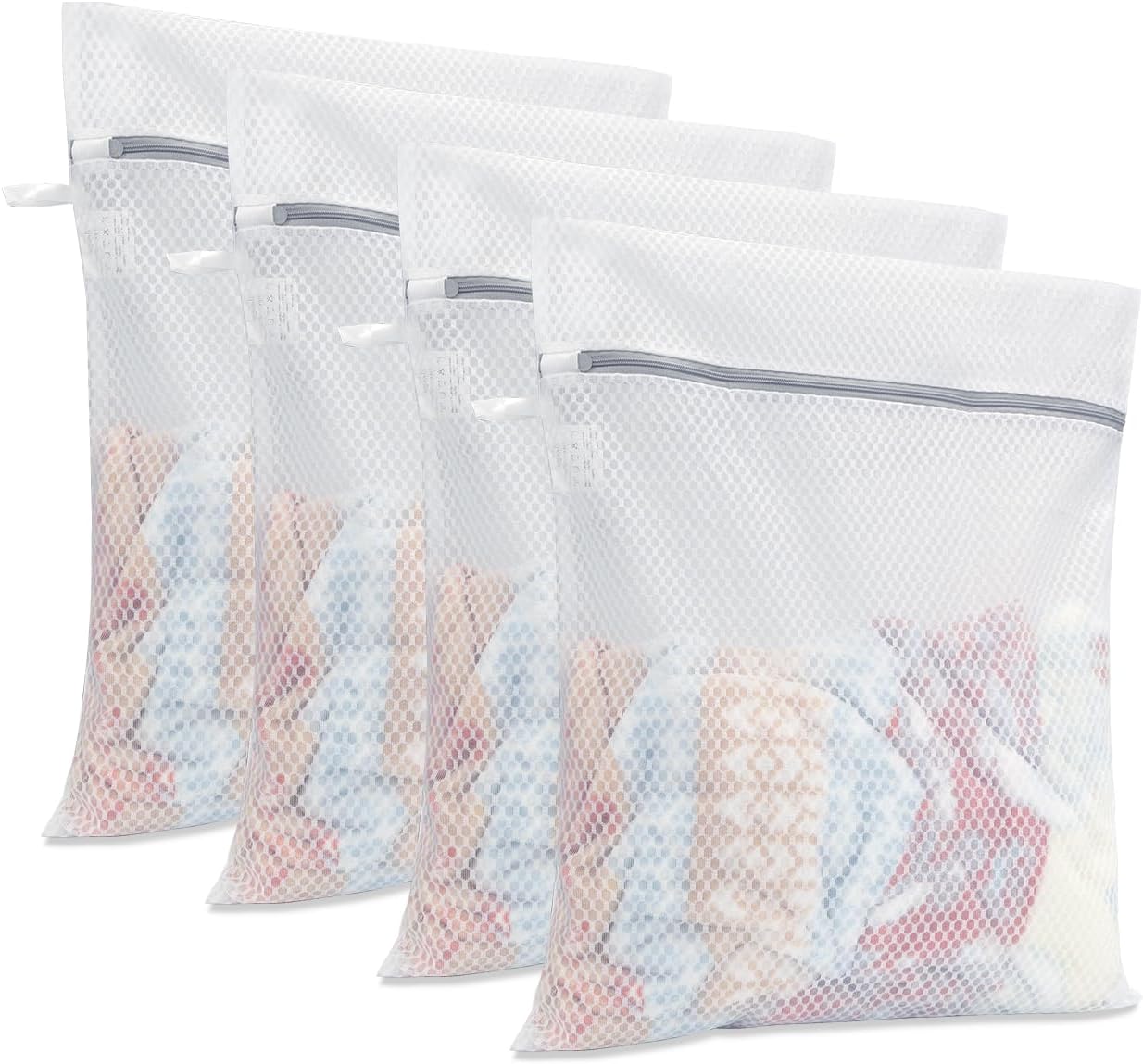 GOGOODA 2 Pack Extra Large Mesh Laundry Bag 43 x 35 in – XXXXL Washing Bag | Jumbo for Bedding, Blankets, Clothes, Pet Items, Travel & Storage – Washer Protector Bag for Washing Machine