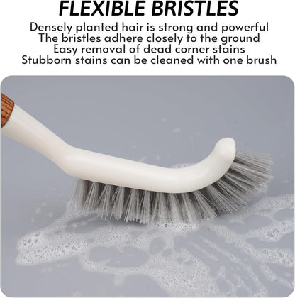 Crevice Cleaning Brush, Hard Bristle Grout Brush Gap Cleaner Tool for Tight Groove Spaces, Kitchen, Bathroom, Sliding Shower Door, Faucets Corners, Tiles, Sink and Windows Track