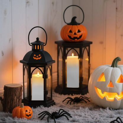 Raycare 3"x2.5" White Outdoor Waterproof Flameless Candles with Remote and Timer, Realistic LED Candles, Battery Operated Electric Fake Pillar Candles for Porch, Patio, Garden, Set of 2