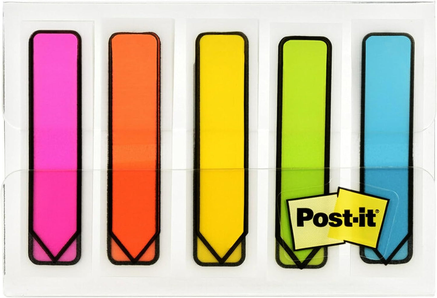 Post-it Arrow Flags, 0.47 x 1.7 in, Bright Colors, 1 Dispenser, 100 Flags | Removable Page Markers for Planners, Journals, and Calendars