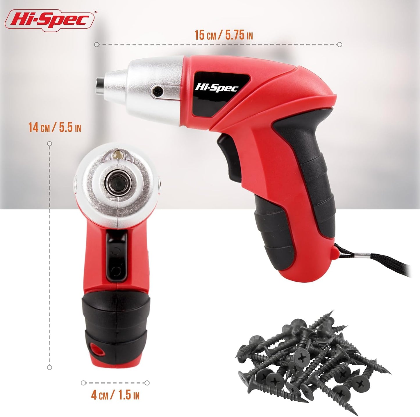 Hi-Spec Cordless Electric Screwdriver, Power Screw Driver Set with Pink Compact Tool Kit for Small Repair and Maintenance- Ideal Housewarming Gift,19 Piece