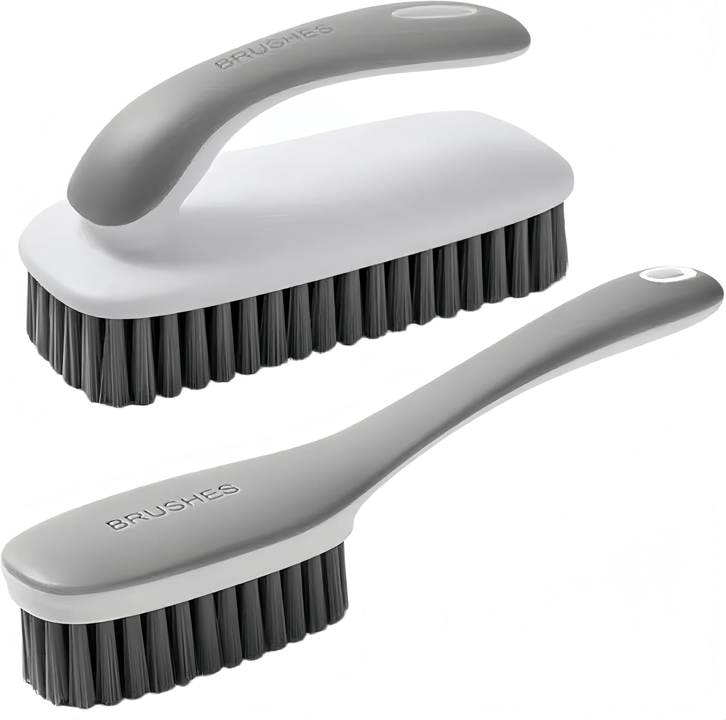 Scrub Cleaning Brush for Stains Laundry Brush Soft Bristle Cleaning Brushes Small Brushes for Cleaning Scrubbing Brush for Clothes,Shoes,Carpet,Bags,Bathroom, Floor -2 Pack