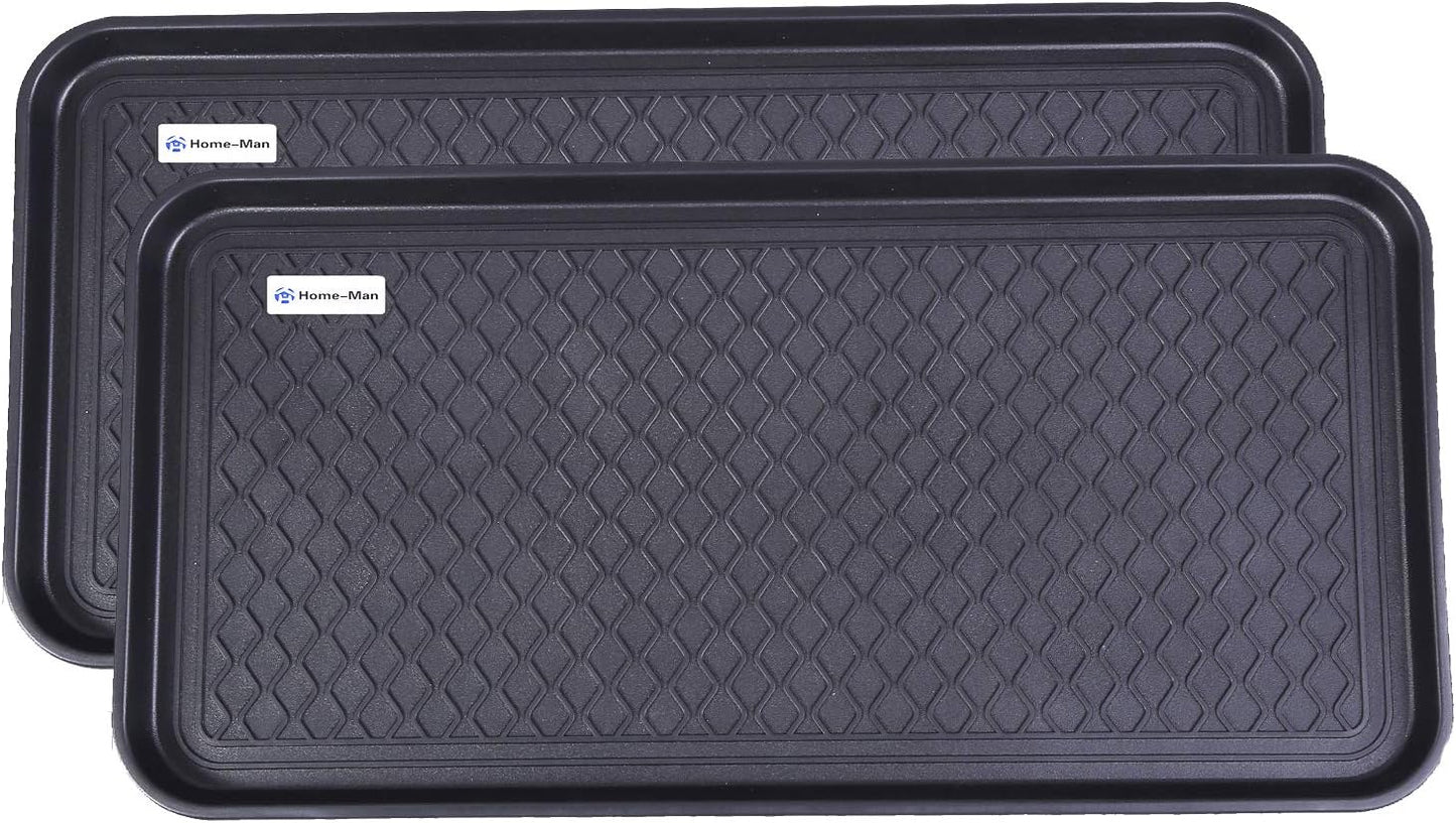 Multi-Purpose Boot Tray Mat,Shoe Tray Mat,Pet Bowl Tray,Waterproof Trays for Indoor and Outdoor Floor Protection,24" x 15"/Medium …