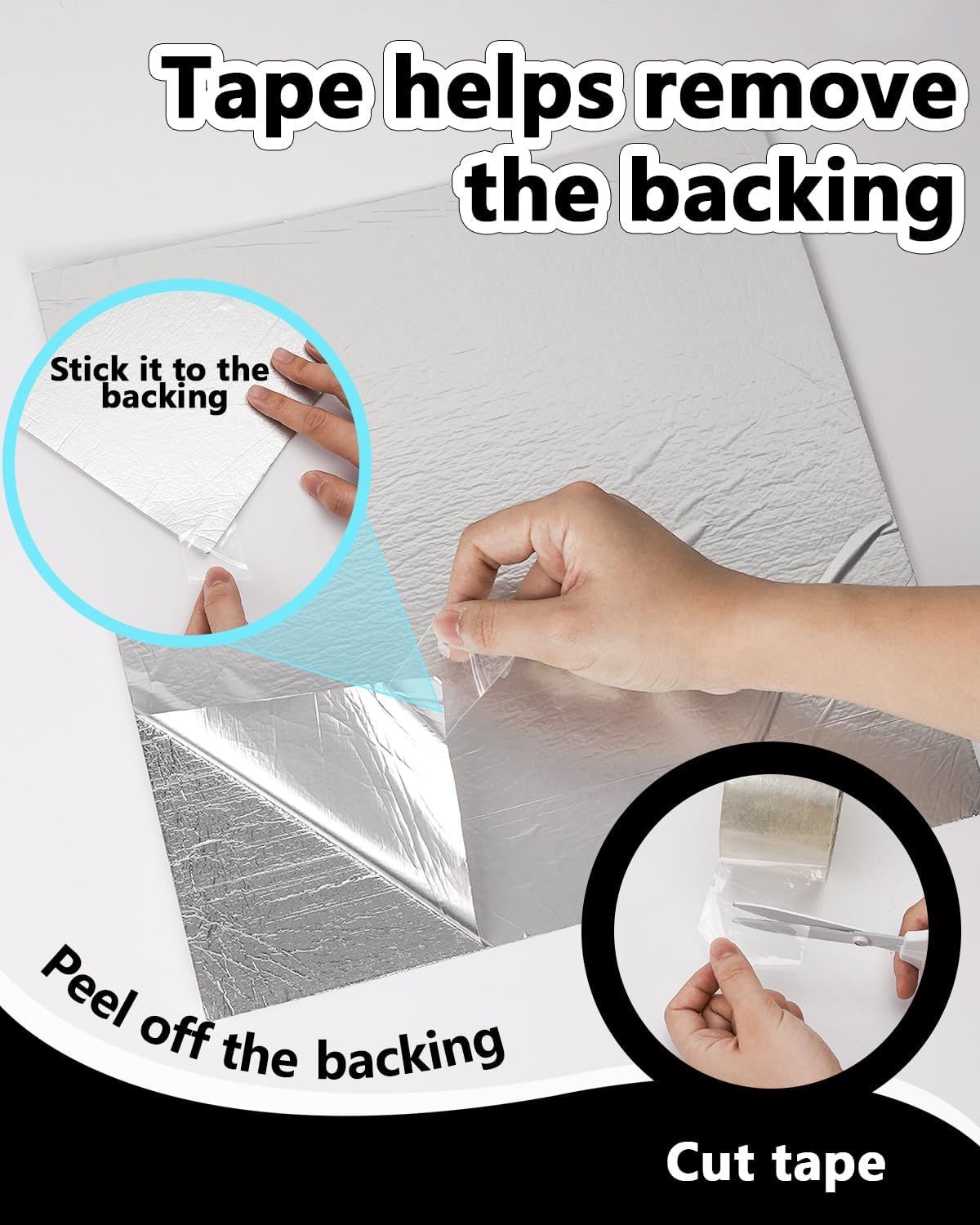 WADILE 10pcs Peel and Stick Shower Waterproof Marble Tiles Wall Panels, 11.8"x11.8" Self-Adhesive Backsplash, for Home Bathroom, Kitchen, Living Room White (Not Real Tile)