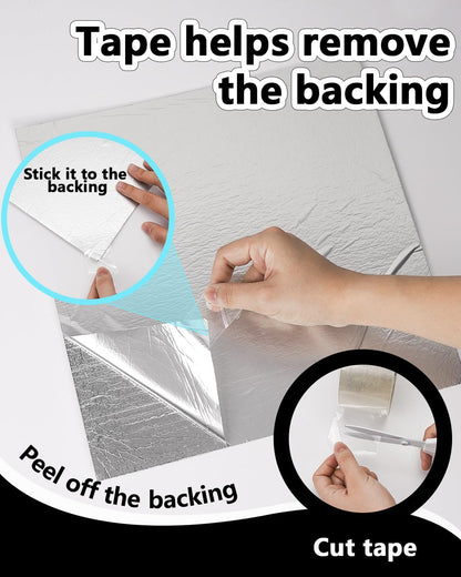 WADILE 10pcs Peel and Stick Shower Waterproof Marble Tiles Wall Panels, 11.8"x11.8" Self-Adhesive Backsplash, for Home Bathroom, Kitchen, Living Room White (Not Real Tile)