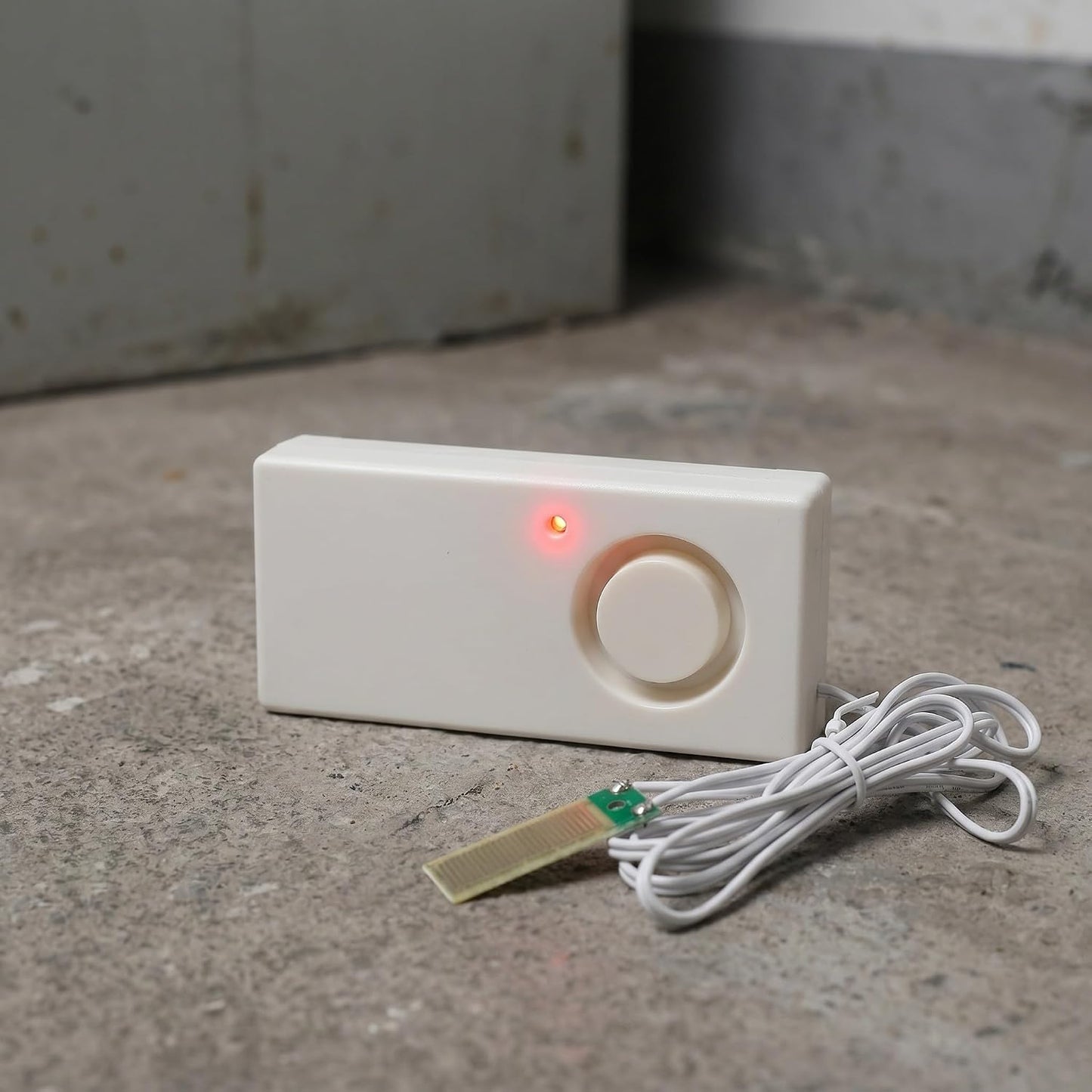 Water Overflow Sensor Alarm Abs Material 2pcs with Real Time Water Detection and Ultra Sensitive Response Leak Detector for Bathroom and Kitchen Sink Overflow Protection