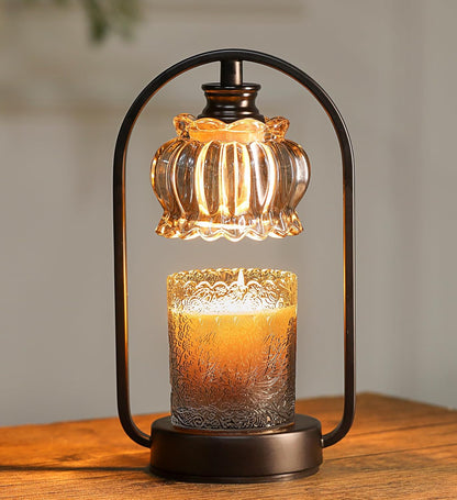 TOFUNTOY Candle Warmer Lamp, Electric Candle Warmer Light with Timer Dimmer Wax Melt Warmer for Bedroom Living Room Home Decor Birthday Christmas Gifts for Women Mom