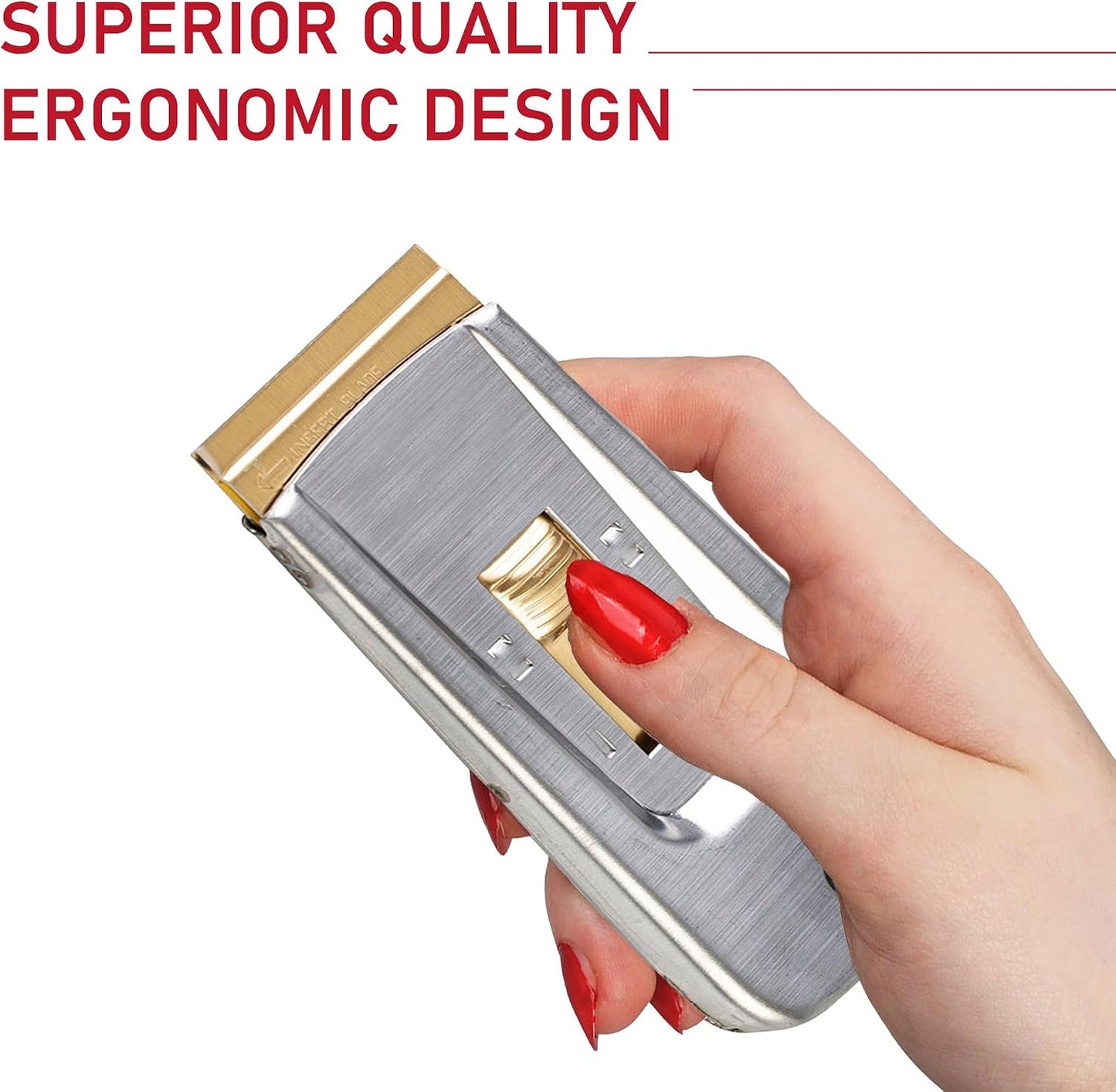 CANOPUS Razor Blade Scraper Tool, Razor Blade Holder, Window Scraper with Razor Blades, Scraper for Glass, Oven, and Cooktop, Sticker Remover Tool, Windshield Scraper