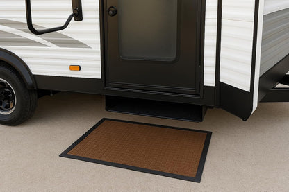 Guardian WaterGuard Indoor/Outdoor Wiper Scraper Floor Mat, Rubber/Nylon, 3'x4', Grey