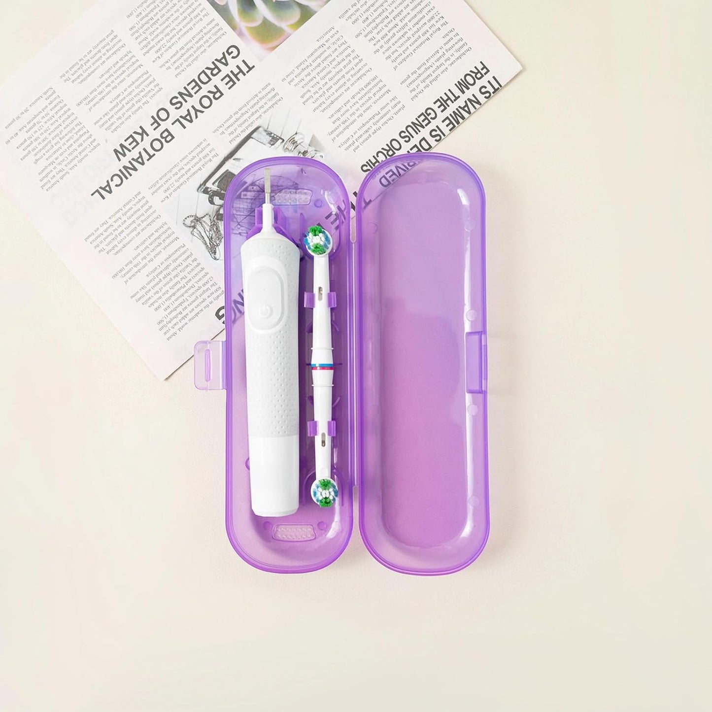 Newly upgraded toothbrush travel case, suitable for Oral-B/Oral-B Pro/Philips Sonicare/Aquasonic toothbrush, travel electric toothbrush box(black)